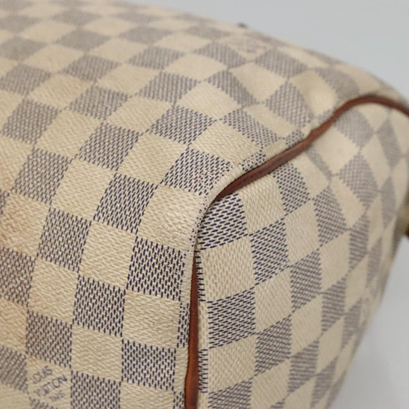 LOUIS VUITTON Damier Azur Speedy 25 Hand Bag N41534 LV Auth 133020