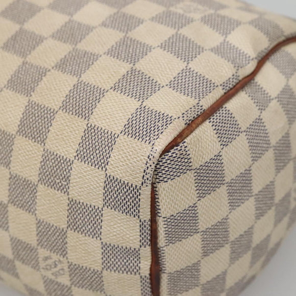 LOUIS VUITTON Damier Azur Speedy 25 Hand Bag N41534 LV Auth 133020