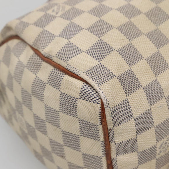 LOUIS VUITTON Damier Azur Speedy 25 Hand Bag N41534 LV Auth 133020
