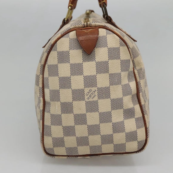 LOUIS VUITTON Damier Azur Speedy 25 Hand Bag N41534 LV Auth 133020