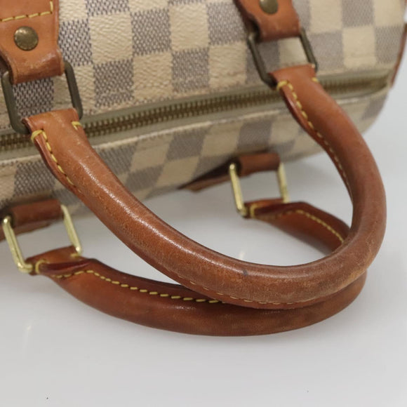 LOUIS VUITTON Damier Azur Speedy 25 Hand Bag N41534 LV Auth 133020