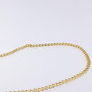 Salvatore Ferragamo Gancini Chain Shoulder Bag Leather Navy Gold Auth 133024-8