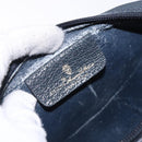 GUCCI GG Supreme Sherry Line Shoulder Bag PVC Navy Gold 116 02 089 Auth 133031-19