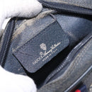 GUCCI GG Supreme Sherry Line Bag PVC Navy Gold Red 89 02 066 Auth 133032-10