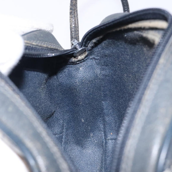 GUCCI GG Supreme Sherry Line Bag PVC Navy Gold Red 89 02 066 Auth 133032