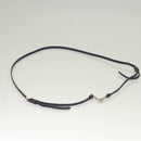 PRADA Shoulder Bag Nylon Blue Silver Auth 133036-22