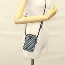 PRADA Shoulder Bag Nylon Blue Silver Auth 133036-23