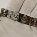 CHANEL Matelasse Chain Hand Bag Lamb Skin Black Silver CC Auth 133037-9