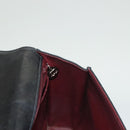 CHANEL Matelasse Chain Hand Bag Lamb Skin Black Silver CC Auth 133037-20