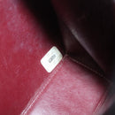 CHANEL Matelasse Chain Hand Bag Lamb Skin Black Silver CC Auth 133037-12