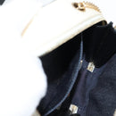 CHANEL Chain Shoulder Bag Leather 2way Black Gold CC Auth 133040M-24