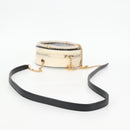 CHANEL Chain Shoulder Bag Leather 2way Black Gold CC Auth 133040M-7