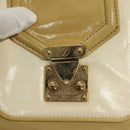 LOUIS VUITTON Cruise line Sac Bicolor Hand Bag Enamel Yellow M92547 Auth 133047-19