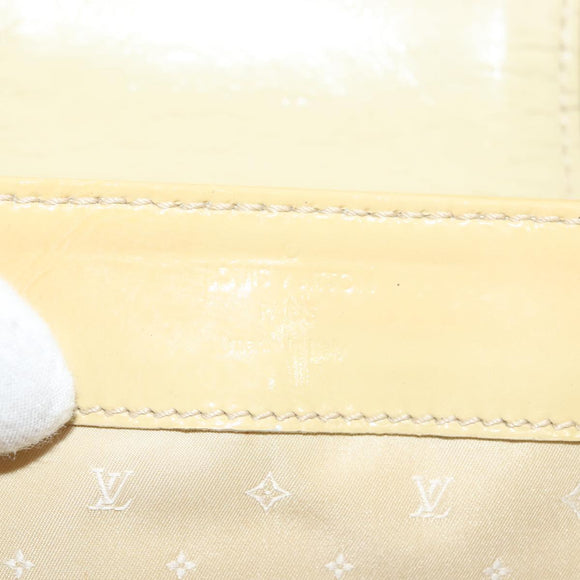 LOUIS VUITTON Cruise line Sac Bicolor Hand Bag Enamel Yellow M92547 Auth 133047