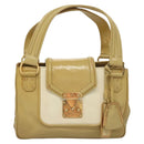 LOUIS VUITTON Cruise line Sac Bicolor Hand Bag Enamel Yellow M92547 Auth 133047-13