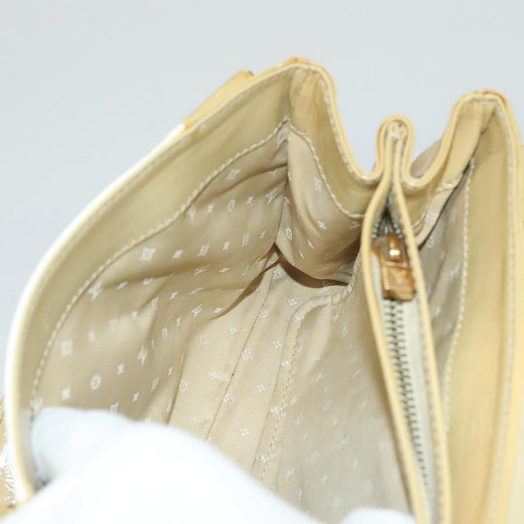 LOUIS VUITTON Cruise line Sac Bicolor Hand Bag Enamel Yellow M92547 Auth 133047