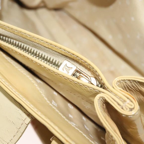 LOUIS VUITTON Cruise line Sac Bicolor Hand Bag Enamel Yellow M92547 Auth 133047