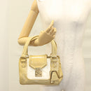 LOUIS VUITTON Cruise line Sac Bicolor Hand Bag Enamel Yellow M92547 Auth 133047-28
