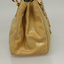 LOUIS VUITTON Cruise line Sac Bicolor Hand Bag Enamel Yellow M92547 Auth 133047-4