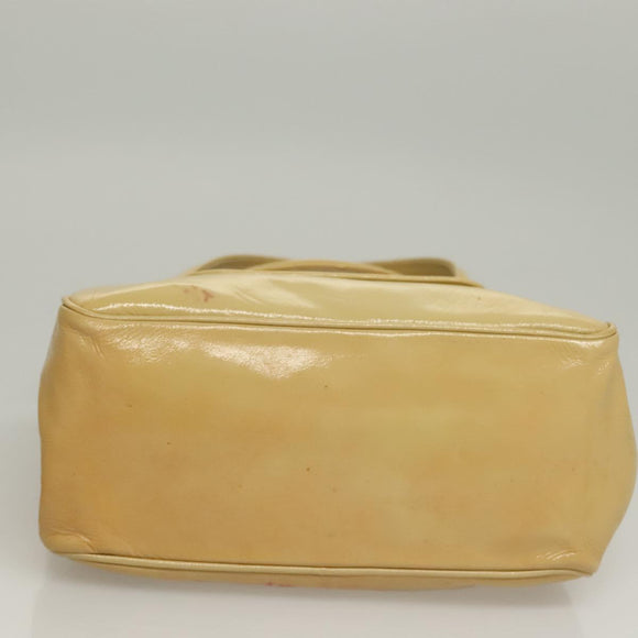 LOUIS VUITTON Cruise line Sac Bicolor Hand Bag Enamel Yellow M92547 Auth 133047