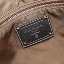 PRADA Tote Bag Nylon Khaki Gold Auth 133051-18