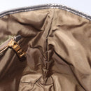 PRADA Tote Bag Nylon Khaki Gold Auth 133051-19