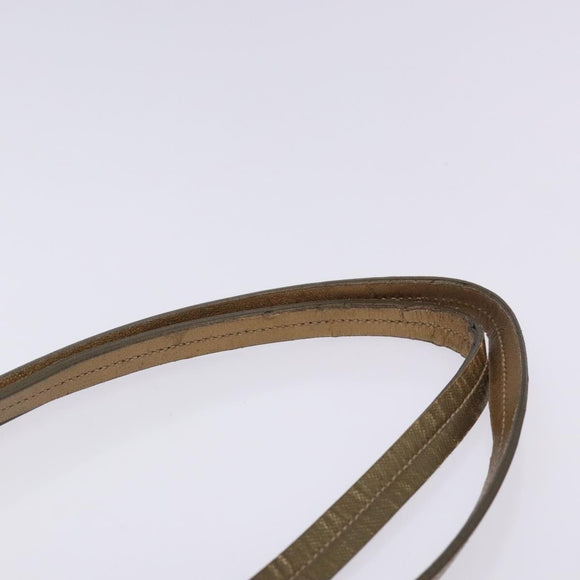 PRADA Tote Bag Nylon Khaki Gold Auth 133051