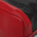 LOUIS VUITTON Epi Noe Shoulder Bag Bicolor Black Red M44017 LV Auth 133055-10