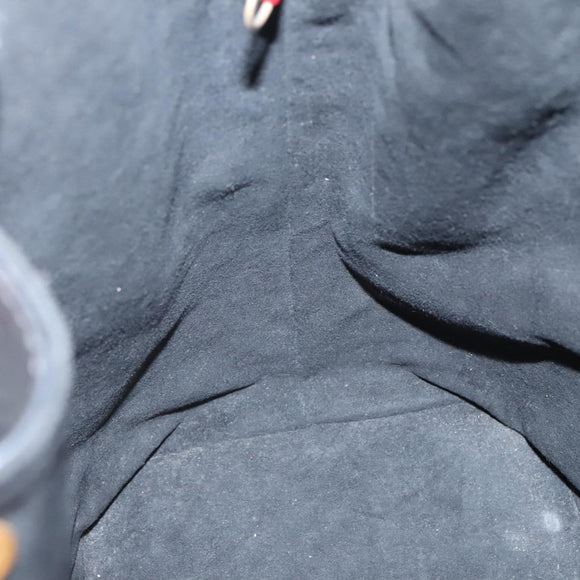 LOUIS VUITTON Epi Noe Shoulder Bag Bicolor Black Red M44017 LV Auth 133055