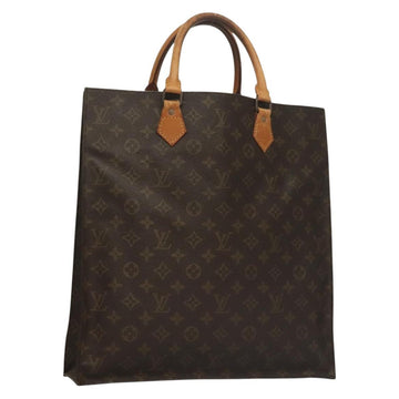 LOUIS VUITTON Monogram Sac Plat Hand Bag M51140 LV Auth 133062