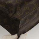 LOUIS VUITTON Monogram Sac Plat Hand Bag M51140 LV Auth 133062-14