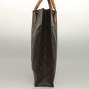 LOUIS VUITTON Monogram Sac Plat Hand Bag M51140 LV Auth 133062-4