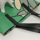 MARNI Tote Bag Leather Green Auth 133065-6