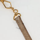 Miu Miu Matelasse Hand Bag Denim 2way Blue Gold Auth 133069-9