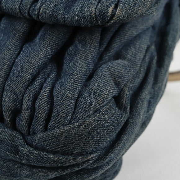 Miu Miu Matelasse Hand Bag Denim 2way Blue Gold Auth 133069