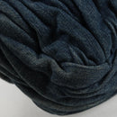 Miu Miu Matelasse Hand Bag Denim 2way Blue Gold Auth 133069-18