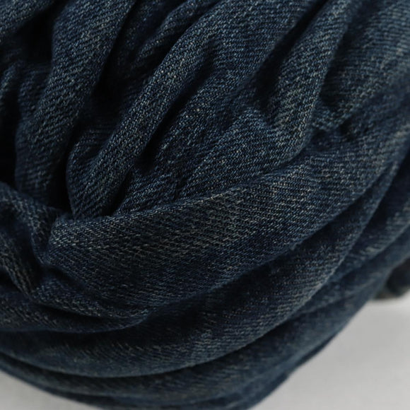 Miu Miu Matelasse Hand Bag Denim 2way Blue Gold Auth 133069