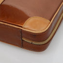 LOUIS VUITTON Monogram Vernis Van Damme Hand Bag Bronze M91125 LV Auth 133071-14