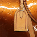 LOUIS VUITTON Monogram Vernis Van Damme Hand Bag Bronze M91125 LV Auth 133071-18