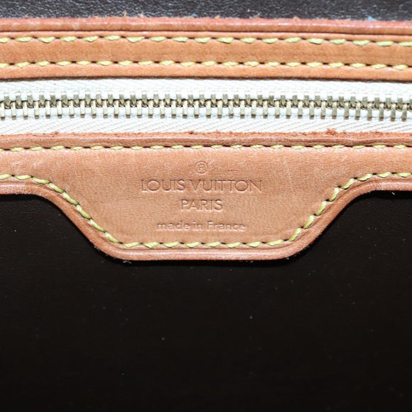 LOUIS VUITTON Monogram Vernis Van Damme Hand Bag Bronze M91125 LV Auth 133071