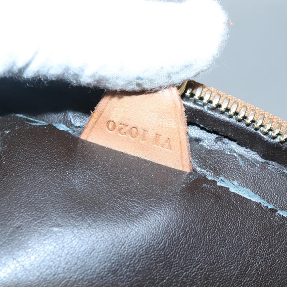 LOUIS VUITTON Monogram Vernis Van Damme Hand Bag Bronze M91125 LV Auth 133071