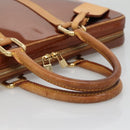 LOUIS VUITTON Monogram Vernis Van Damme Hand Bag Bronze M91125 LV Auth 133071-7