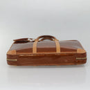 LOUIS VUITTON Monogram Vernis Van Damme Hand Bag Bronze M91125 LV Auth 133071-5