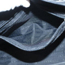 BURBERRY Nova Check Hand Bag PVC 2way Beige Silver Auth 133082-20