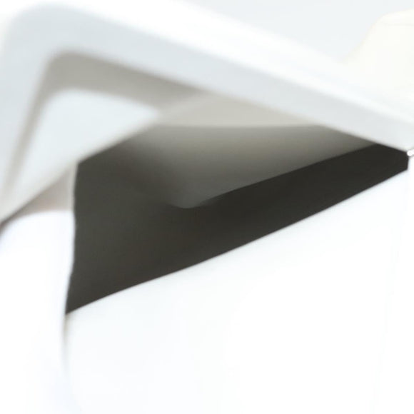 BOTTEGA VENETA Clutch Bag Leather White Auth 133083