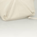 BOTTEGA VENETA Clutch Bag Leather White Auth 133083-6