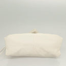 BOTTEGA VENETA Clutch Bag Leather White Auth 133083-5