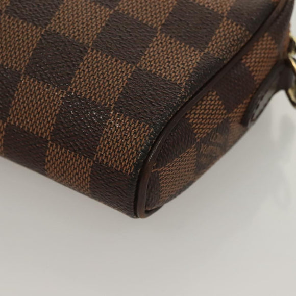 LOUIS VUITTON Damier Ebene Ipanema PM Shoulder Bag N51294 LV Auth 133093