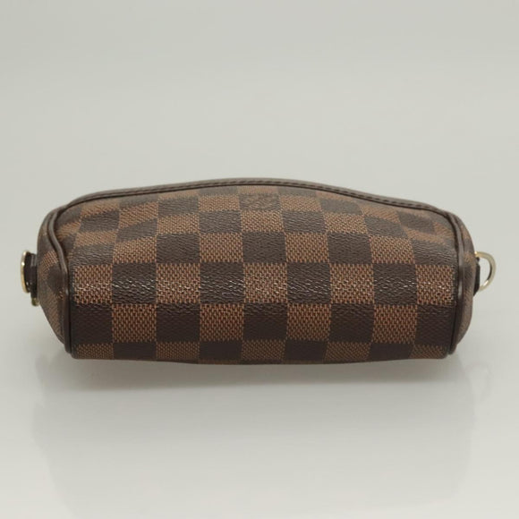 LOUIS VUITTON Damier Ebene Ipanema PM Shoulder Bag N51294 LV Auth 133093