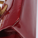 LOUIS VUITTON Vernis Rosewood Avenue Bag Pomme D'amour M93507 LV Auth 133098-15